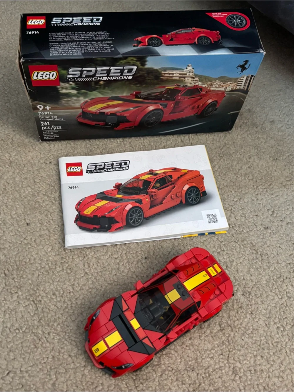 Lego Speed Champions collection of 6 cars - original boxes and instructions